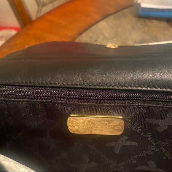 Paloma Picasso Black Leather Handbag - Picture 4 of 7